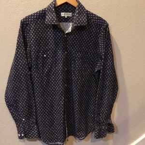 Reiss Blue button down casual shirt